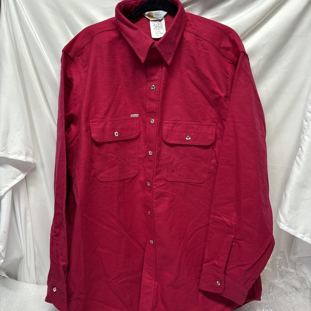 Vintage Carhartt Rugged Outdoor Wear Red Heavyweight Sleeve USA Made Men's XXL